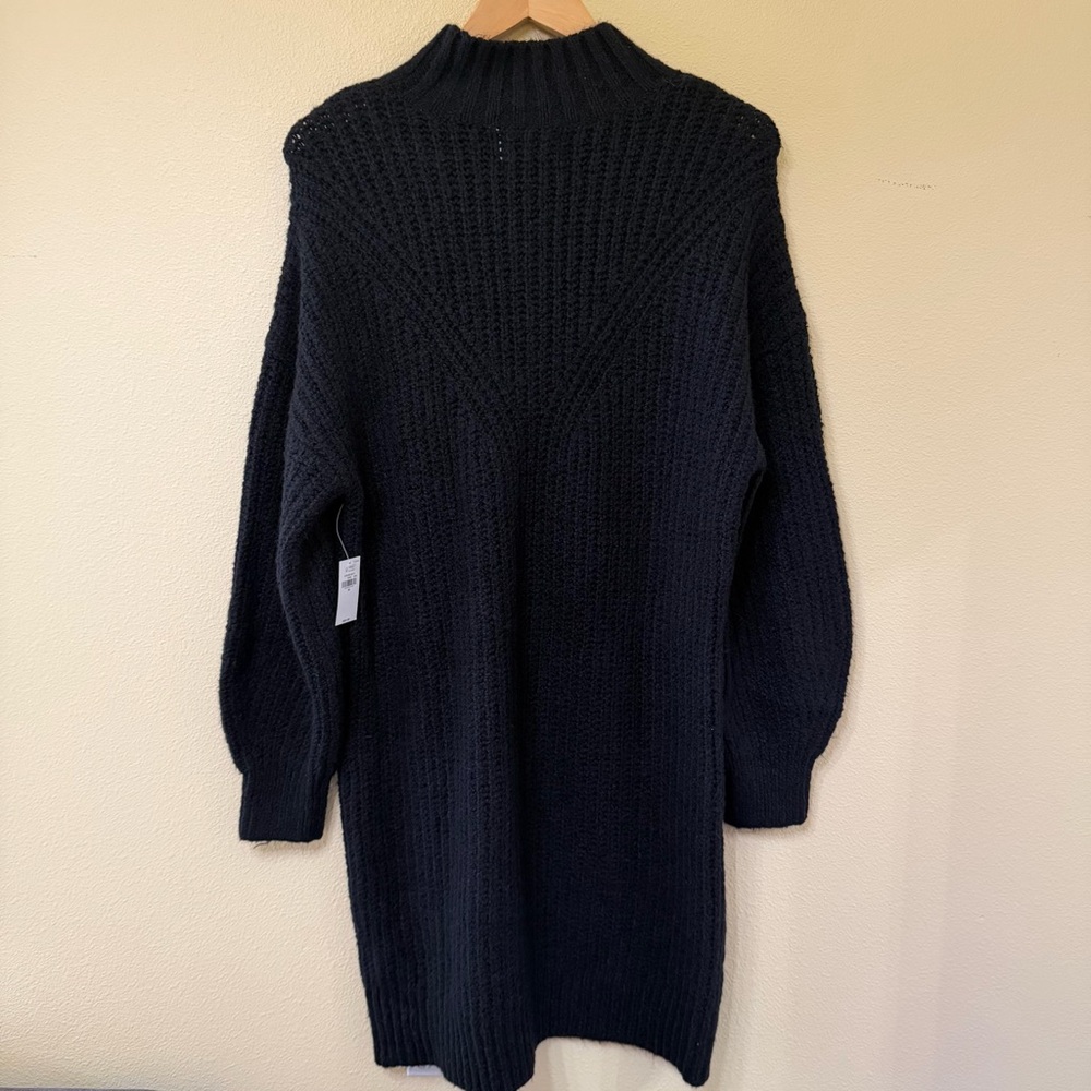 NWT Old Navy Black Sweater Dress - Picture 3 of 6